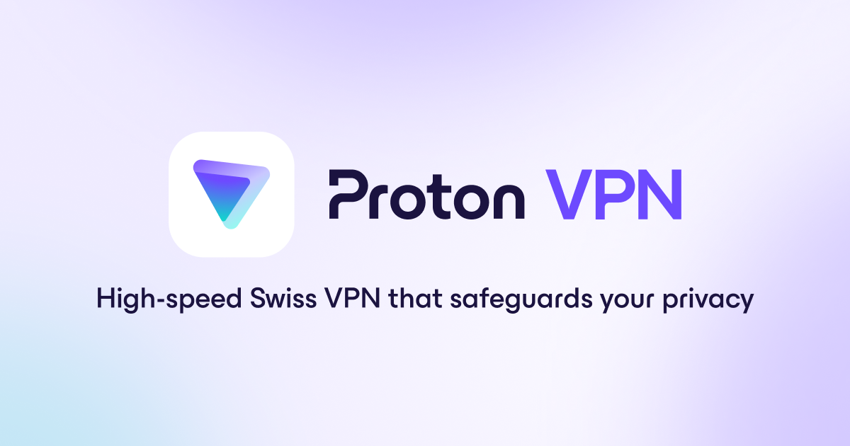 Proton VPN 2.5D安全连接插画